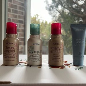 Aveda travel size hair/body care set New